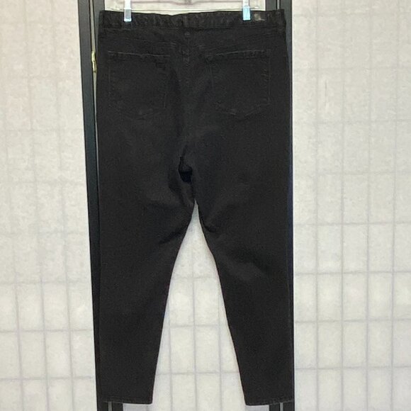 Sofia Super High Rise Rosa Curvy Distressed Ankle Button Fly Jeans 18 Stretch - Picture 2 of 13